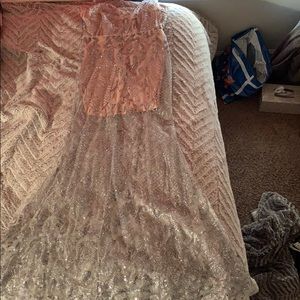 Silver Prom Dress